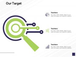 Our target arrows management c846 ppt powerpoint presentation styles deck