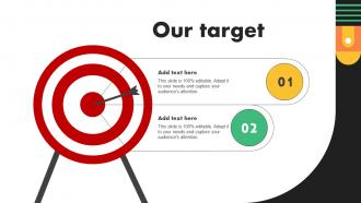 Our Target Business Marketing Strategies To Gain New Customers Mkt Ss V