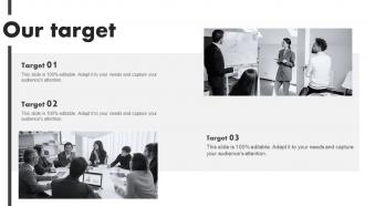 Our Target Business Transformation Ppt Powerpoint Presentation Professional Backgrounds