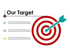 Our target change management introduction ppt icon design inspiration