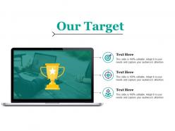 Our target ppt icon backgrounds
