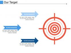 Our target ppt infographic template images