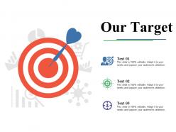 Our target ppt slides infographic template