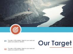 Our target ppt summary example introduction