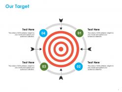 Our target ppt summary professional