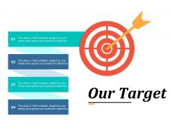 Our target ppt summary slide download