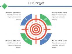 Our target ppt visuals