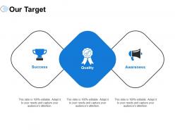 Our target success ppt powerpoint presentation infographics graphic images