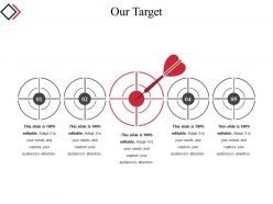 Our target template 3 powerpoint presentation
