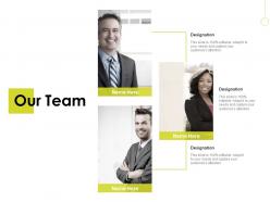 Our team communication b244 ppt powerpoint presentation gallery ideas