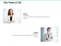 Our team communication j196 ppt powerpoint presentation file designs
