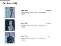 Our team communication l101 ppt powerpoint presentation portfolio slides