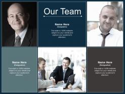 Our team communication ppt professional design inspiration