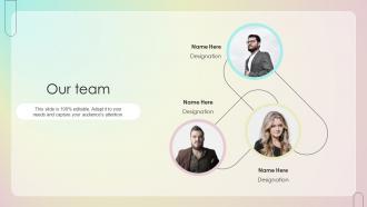 Our Team Customer Onboarding Journey Process And Strategies Ppt Inspiration
