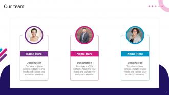 Our Team Experian Company Profile Ppt Show Graphics Download