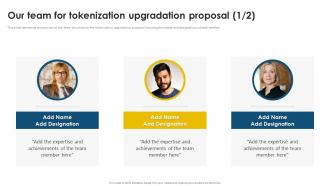 Our Team For Tokenization Upgradation Proposal