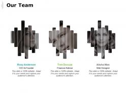 Our team introduction c176 ppt powerpoint presentation gallery skills