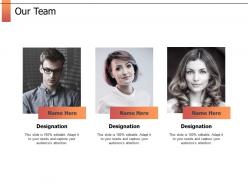 Our team introduction f749 ppt powerpoint presentation gallery maker