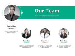 Our team introduction i484 ppt powerpoint presentation icon layout