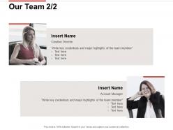Our team introduction l111 ppt powerpoint presentation slides graphics