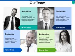Our team introduction planning c312 ppt powerpoint presentation pictures design ideas