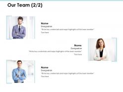 Our team members j197 ppt powerpoint presentation file example