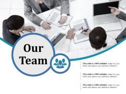 Our team ppt gallery model