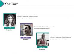 Our team ppt gallery template