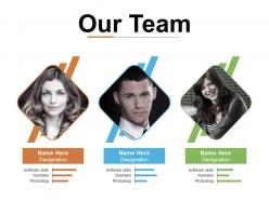 Our team ppt infographic template graphics template