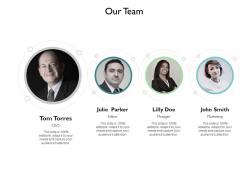 Our Team Ppt Powerpoint Presentation Pictures Infographics