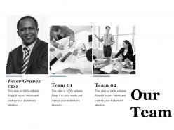 Our team ppt professional design inspiration