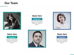 Our team ppt professional example introduction