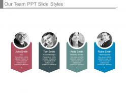 Our team ppt slide styles