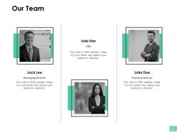 Our team responsibility g13 ppt powerpoint presentation model files