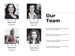 Our team teamwork f282 ppt powerpoint presentation pictures example topics