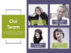 Our team with best representor ppt professional layout ideas