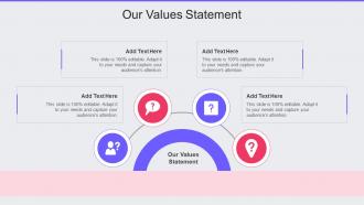 Our Values Statement In Powerpoint And Google Slides Cpb