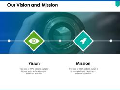Our vision and mission c313 ppt powerpoint presentation pictures good