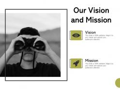 Our vision and mission planning ppt powerpoint presentation styles graphics tutorials