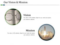 Our Vision And Mission Powerpoint Slide Rules