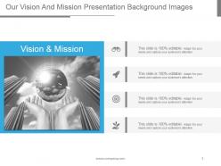 Our vision and mission presentation background images