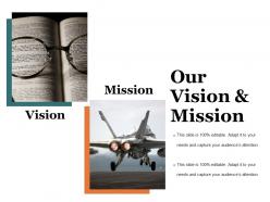 Our vision and mission presentation visuals