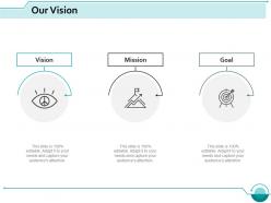 Our vision goal mission ppt slides designs download