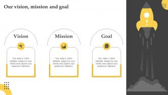 Our Vision Mission And Goal Effective Employee Performance Management Framework To Boost Productivity