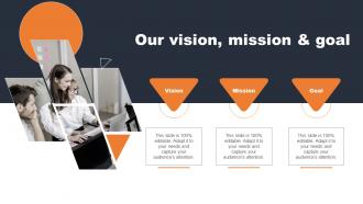 Our Vision Mission And Goal Evaluating Consumer Adoption Journey