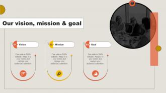 Our Vision Mission And Goal Key Adoption Measures For Customer Success Journey