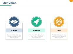 Our vision mission goal ppt powerpoint presentation outline templates