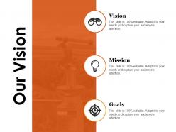 Our vision powerpoint slide presentation examples