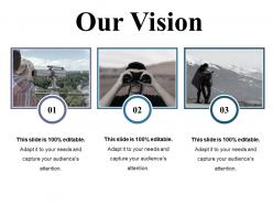 Our vision ppt presentation examples
