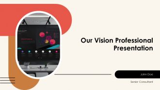 Our Vision Professional Presentation PPT Mockup AT